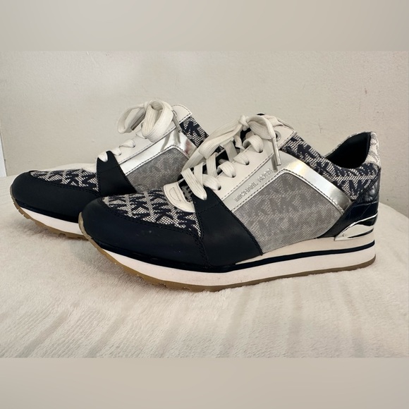 Michael Kors Navy Sneakers - Picture 3 of 5